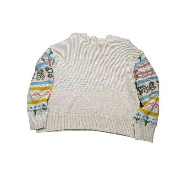 No Comments Plus Sweater Butterflies Flowers Cactus Acrylic Size 3X NWT - Picture 4 of 5